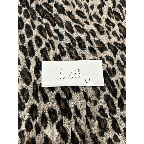 Leopard Print Infinity Scarf Shawl Wrap Animal Print Lightweight Fall Comfort - Picture 9 of 10